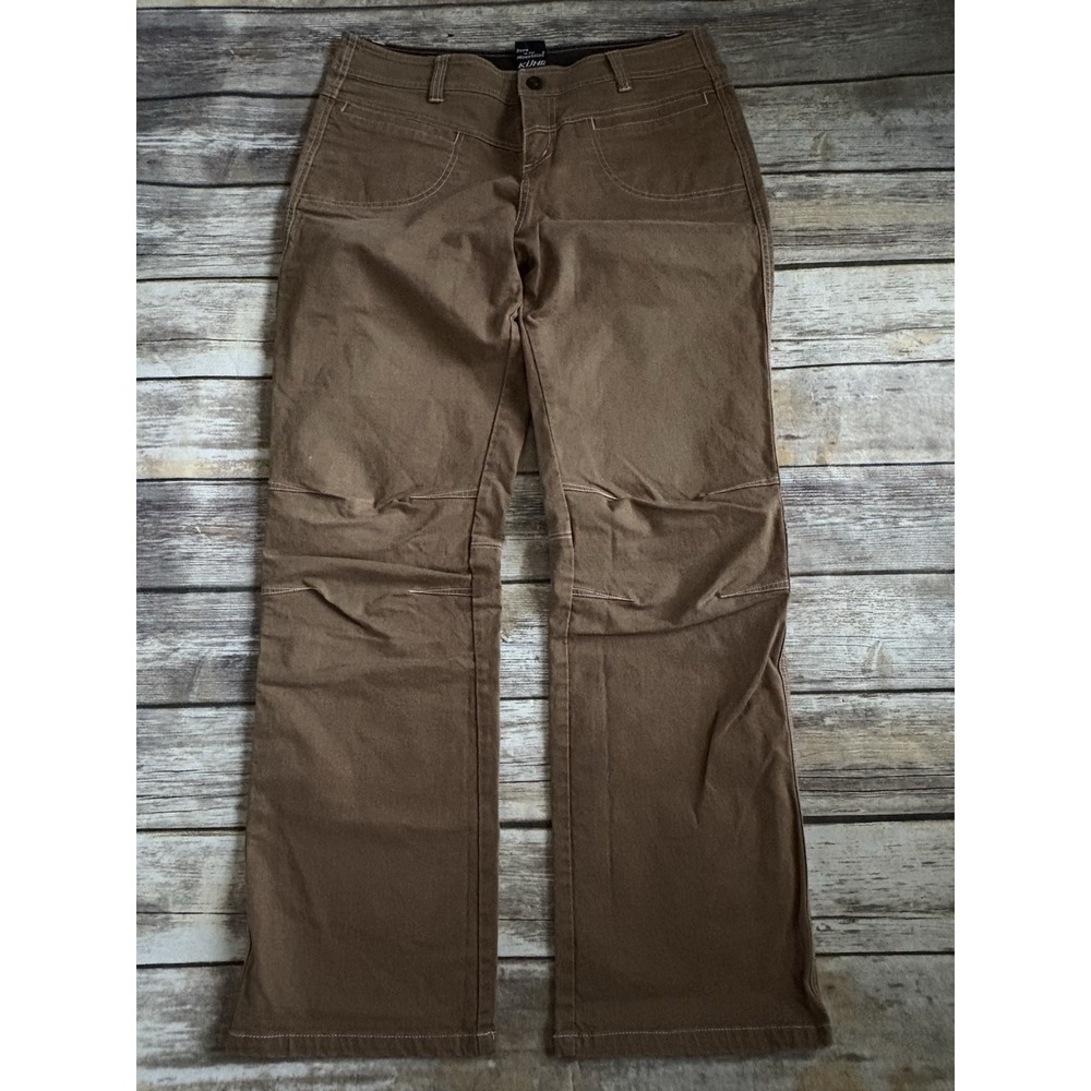 Kuhl Women's Beige Khaki Pants Utility Outdoors Camping Hiking Sz 12